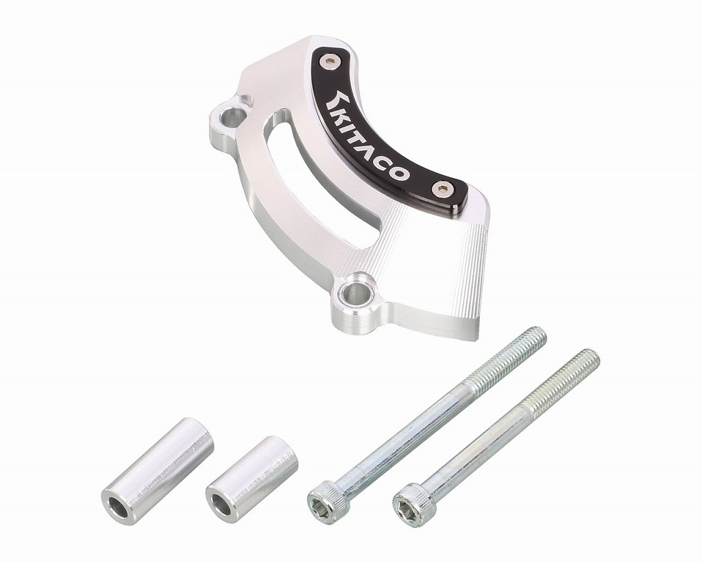 キタコ KITACO 307-1301560 Lクランクケースガード 2ピースタイプ シルバー スーパーカブ110/C125 クロスカブ110 モンキー125 ダックス125