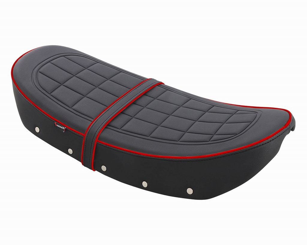 キタコ KITACO 610-1320020 カスタムシート レッドパイピング ダックス125 外装