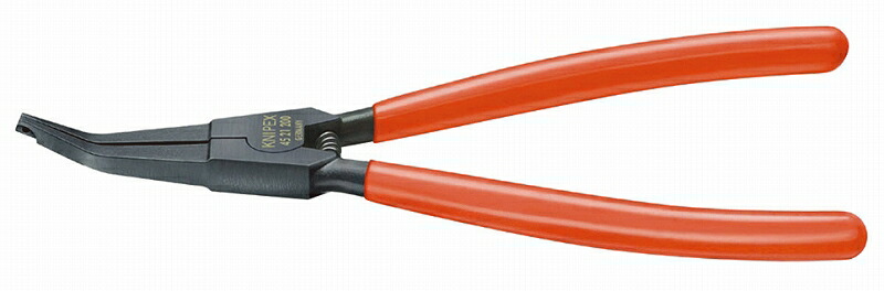 KNIPEX ｸﾆﾍﾟｯｸｽ 4521-200 ﾘﾃｲﾅｰ ｽﾅｯﾌﾟﾘﾝｸﾞﾌﾟﾗｲﾔｰ 全長(mm)：200 質量(g)：186