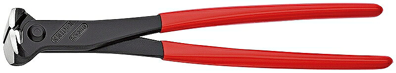 KNIPEX ｸﾆﾍﾟｯｸｽ 6801-280 ｴﾝﾄﾞｶｯﾃｨﾝｸﾞﾆｯﾊﾟｰ (SB) 切断能力（軟線；φmm)：4.0 切断能力（中硬線；φmm)：4.0 切断能力(硬線；φmm)：3.2 全長(mm)：280 質量(g)：467