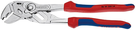 KNIPEX クニペックス 8605-250S4 ペンチ鍵 飛行機致しかた 刃先曲がり 250粍 締付工具-DIY・工具