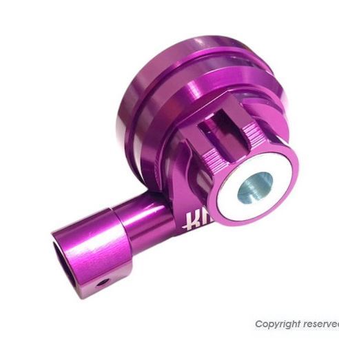 KN企画 AF35-GEAR-BTPL ビレットアルミメーターギア パープル DIO/AF25/28/35 バイク ノーマル交換タイプ スピードメーターギア アルミ削り出し 2ピース構造