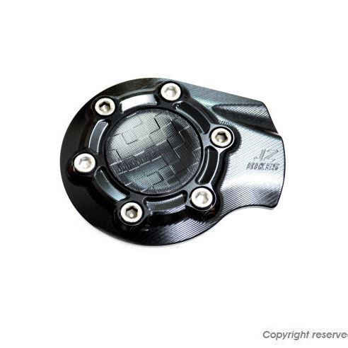 KN企画 JZ-1258-BK JZ リアホイールナットカバー ブラック グリファス/BWS3型/X FORCE アルミ製 リアアクスルナット部分カバー｜バイクマン　店