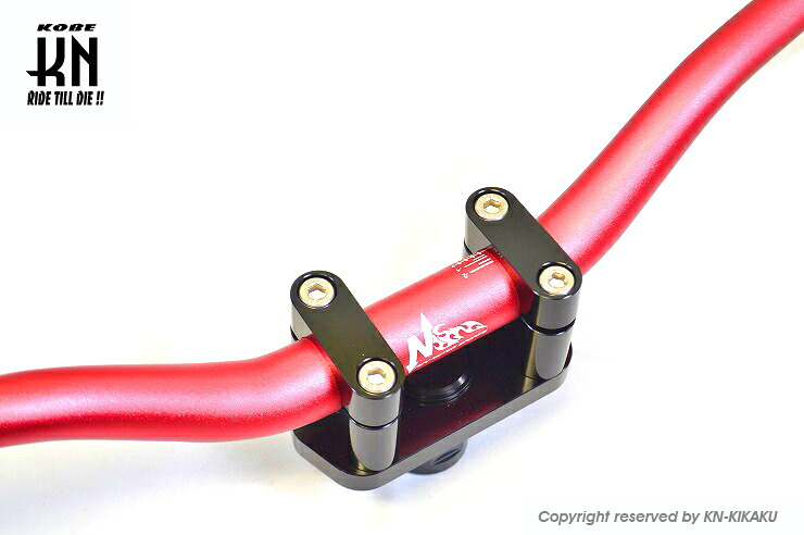 KN企画 ZM-NCY-HPRD NCY ハンドルポスト&ファットバーセット レッド ズーマー AF58|バイクマン 店