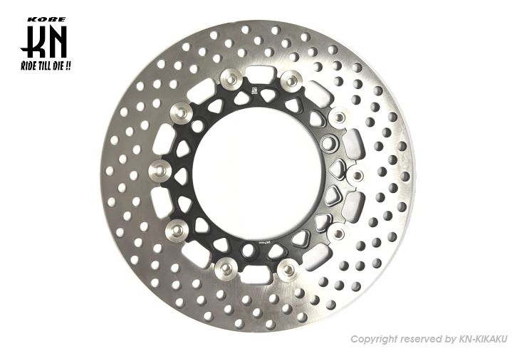 KN企画 KN-GPDK-267BK ビッグローター ブラック 267mm グリファス/BWS3型/X FORCE バイク|バイクマン 店