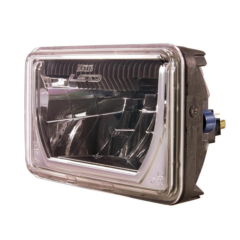 KOITO コイト 4LEDRSB-2-24 LEDヘッドランプユニット 角型4灯式 ロー専用 24V 16W トラック バス 小糸｜バイクマン　店