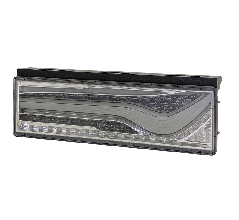 KOITO コイト LEDRCL-24RSKC トラック用オールLEDリアコンビネーションランプ 歌舞伎デザイン シーケンシャルターン 右 スモーク 24V 1個入 小糸