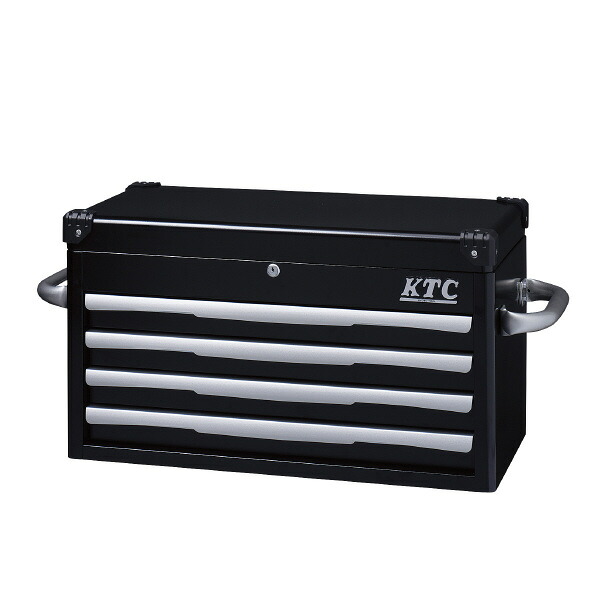 KTC EKR-1004BK ﾄｯﾌﾟ ﾁｪｽﾄ (4段4引出) ﾌﾞﾗｯｸ