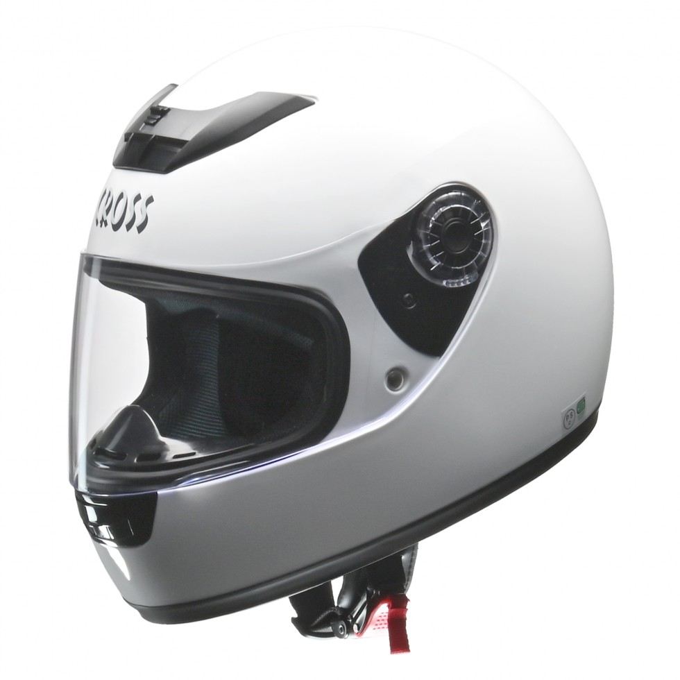 リード工業 CROSS(クロス) CR-715 フルフェイス ヘルメット ホワイト フリーサイズ(57～60cm未満) UVカット 街乗り ツーリング バイク用 LEAD