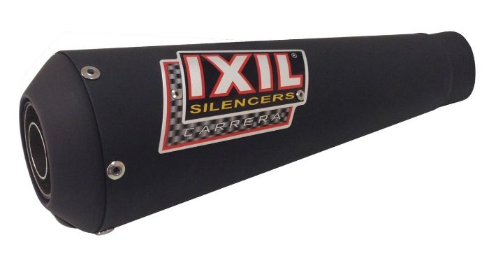 マッドマックス IX-OM350SB IXIL イクシル スリップオン マフラー OVC11B ブラック 360 mm 1.1 kg 1本 DUKE 125/DUKE 200 バイク パーツ MADMAX|バイクマン 店