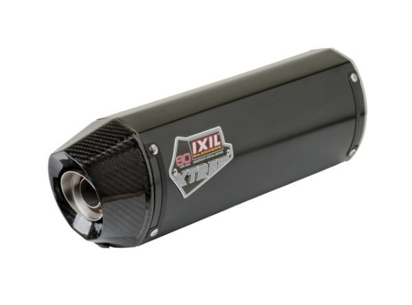 マッドマックス IX-OS8064VXC IXIL イクシル スリップオン マフラー XOVC ブラックHTペイント 393 mm 2.1 kg 1本 GSX600R/GSX750R バイク パーツ MADMAX｜バイクマン　店