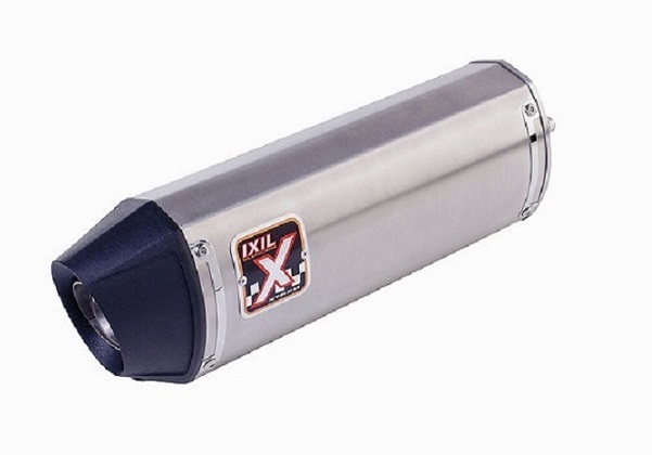 マッドマックス IX-OT404445VS IXIL イクシル スリップオン 左右2本出し マフラー SOVS マットポリッシュ 393 mm 2.1 kg 2本 STREET TRIPLE 675 バイク