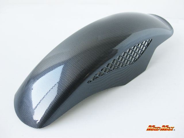 マッドマックス MM19-0138C-01 メッシュ フロントフェンダー 平織りカーボンルック 汎用(18～19インチ用) 泥よけ 外装 MADMAX 4,337円