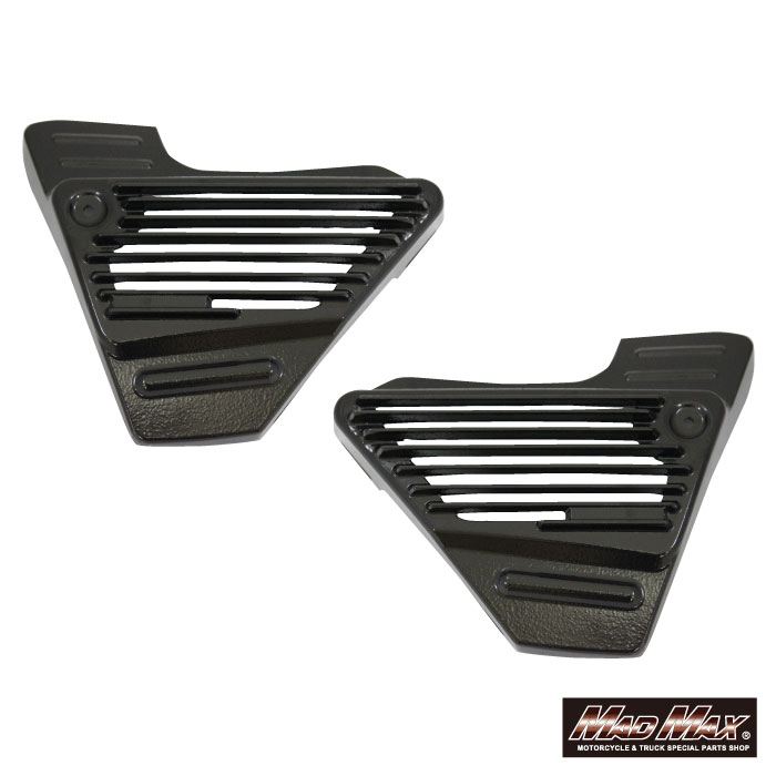 マッドマックス MM19-0412-04 アルフィンカバー ブラック 左右セット XJR400 サイドカバー 外装 MADMAX