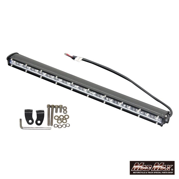 マッドマックス MM30-CH060-54 ライトバー ワークライト LED18連 54W シングルタイプ 縦31×横495×奥行55mm 汎用(12V/24V兼用) 作業灯 車幅灯 MADMAX