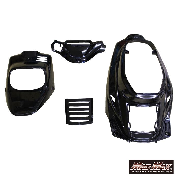 マッドマックス YJ55-91601 外装セット ブラック BW's50(3AA) ビーウィズ ハンドルカバー ボディーカバー MADMAX