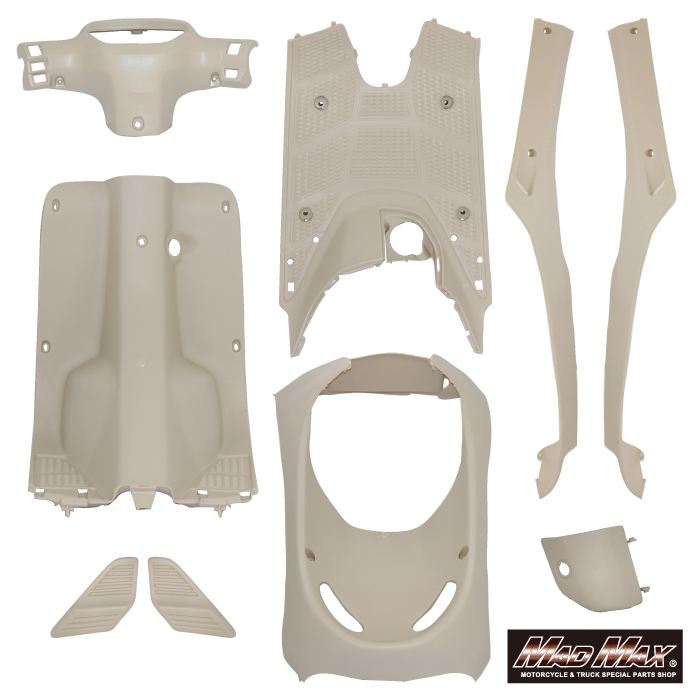 マッドマックス YJ55-AF17IN-IV 純正タイプ インナーカバー 外装9点セット アイボリー パル ディオ ドレスアップ 補修 修理 MADMAX