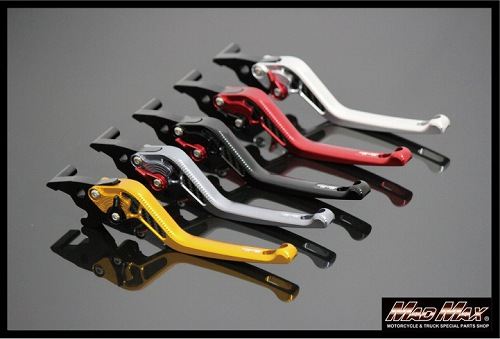 マッドマックス MM05-Y004-RD 11段切替 3Dレバーセット レッド/カーボン 170mm N-MAX125 アルミレバー MADMAX