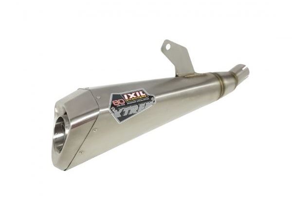 マッドマックス IX-FB5809S IXIL イクシル スラッシュコーン スリップオン マフラー X55SS マット ポリッシュ 370 mm BENELLI TNT 302 バイク パーツ｜バイクマン　店
