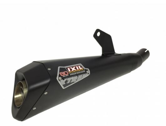 マッドマックス IX-FM3880SB IXIL イクシル スリップオン マフラー X55SSB ブラックHTペイント 370 mm KTM SUPERDUKE 1290 R 14-16 バイク パーツ