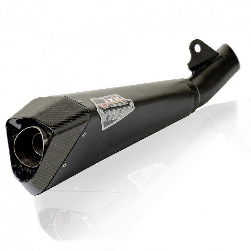 マッドマックス IX-FS8862-C IXIL イクシル スリップオン マフラー スラッシュコーンタイプ X55 Black HT paint 350 mm SUZUKI GSR 750 11-15 バイク パーツ