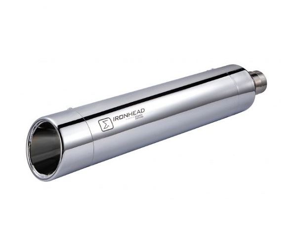 マッドマックス IX-HD1005SC2 IRONHEAD アイアンヘッド 2本出し スリップオン マフラー HC1-3C クロームメッキ 400mm SOFTAIL BREAKOUT UPPER+LOWER MUFFLER