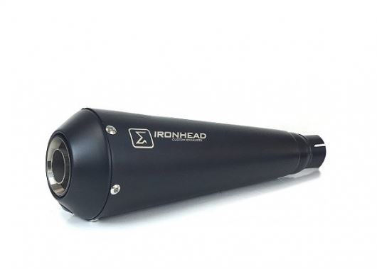 マッドマックス IX-OB505SB IRONHEAD アイアンヘッド スリップオン マフラー OVC11SSB マットブラック 220 mm BENELLI 250 バイク パーツ|バイクマン 店