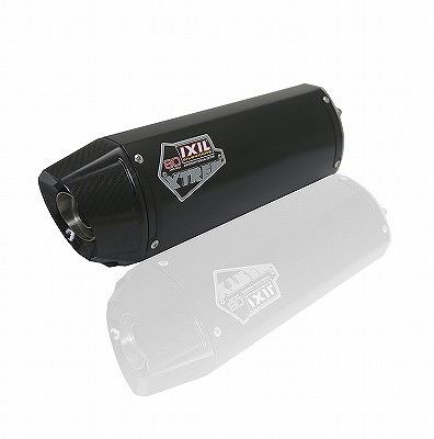 マッドマックス IX-OG4023VXC IXIL イクシル スリップオン マフラー オーバルタイプ XOVC ブラックHTペイント 393 mm ヒョースン RT 125 D KARION 08-10