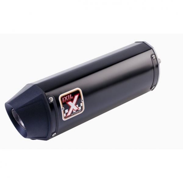 マッドマックス IX-OH6026-VXS IXIL イクシル スリップオン ステンレス マフラー OH6026VXS Black HT paint 393 mm CB400 EFI NC42 08-12 バイク パーツ｜バイクマン　店