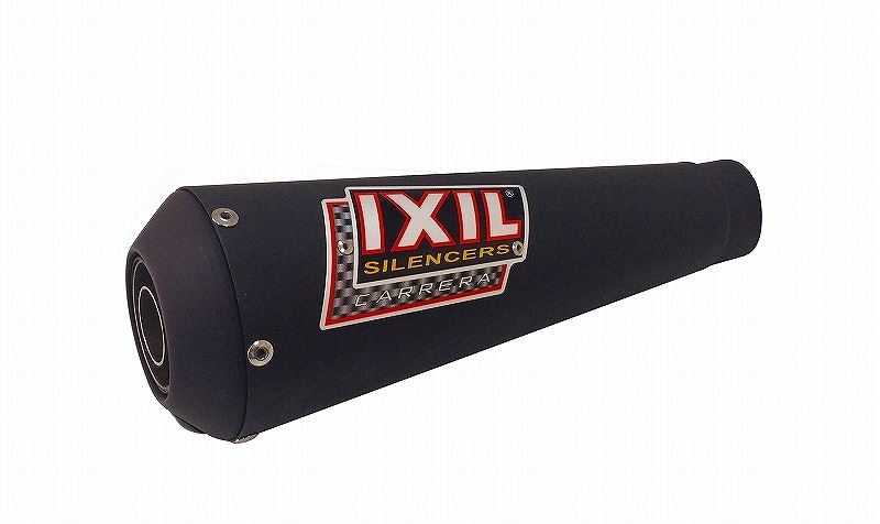 マッドマックス IX-OY920BB IXIL(イクシル) FULL LINE フルライン 360mm ブラックHTペイント OVC11B 円錐形 YBR250 '12-13 スリップオン マフラー コニカル
