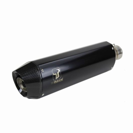 マッドマックス IX-OZS0171BC IXRACE フルEXマフラー 560mm ブラックHTペイント OV90SBC オーバル PEUGEOT DJANGO 150 '17-19|バイクマン 店