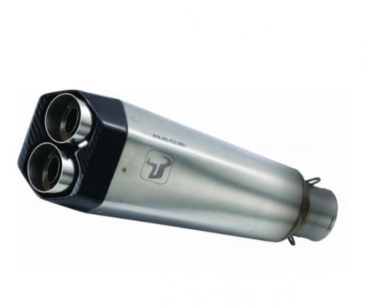 マッドマックス IX-WB1605S IXRACE スリップオンマフラー 375 mm マットポリッシュ M9 ヘキサゴン デュアルエンド QJ 550 2021