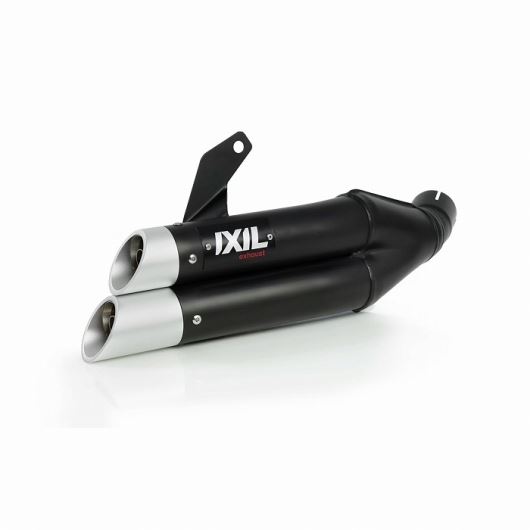 マッドマックス IX-XK7354XB-1 IXIL(イクシル) フルEXマフラー 430mm ブラックHTペイント L3XB デュアルラウンド 50mm Z650 '21