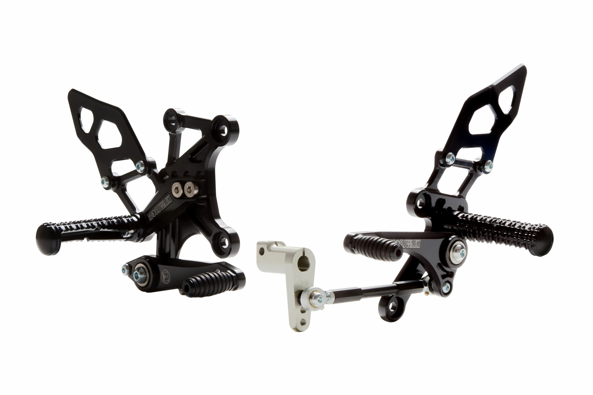 モリワキ 05060-2B251-01 バックステップキット ブラック Ninja ニンジャ250 ニンジャ400 Z250 Z400 ポジション変更 ステップ交換 カスタム パーツ MORIWAKI