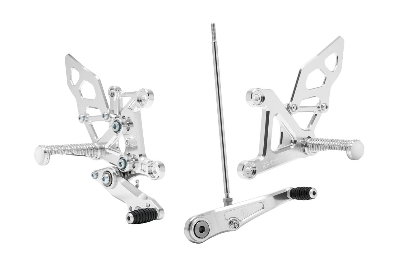 モリワキ 05060-201R6-02 バックステップキット CBR400R 400X 2019- シルバーアルマイト 1セット 銀 バイク カスタム