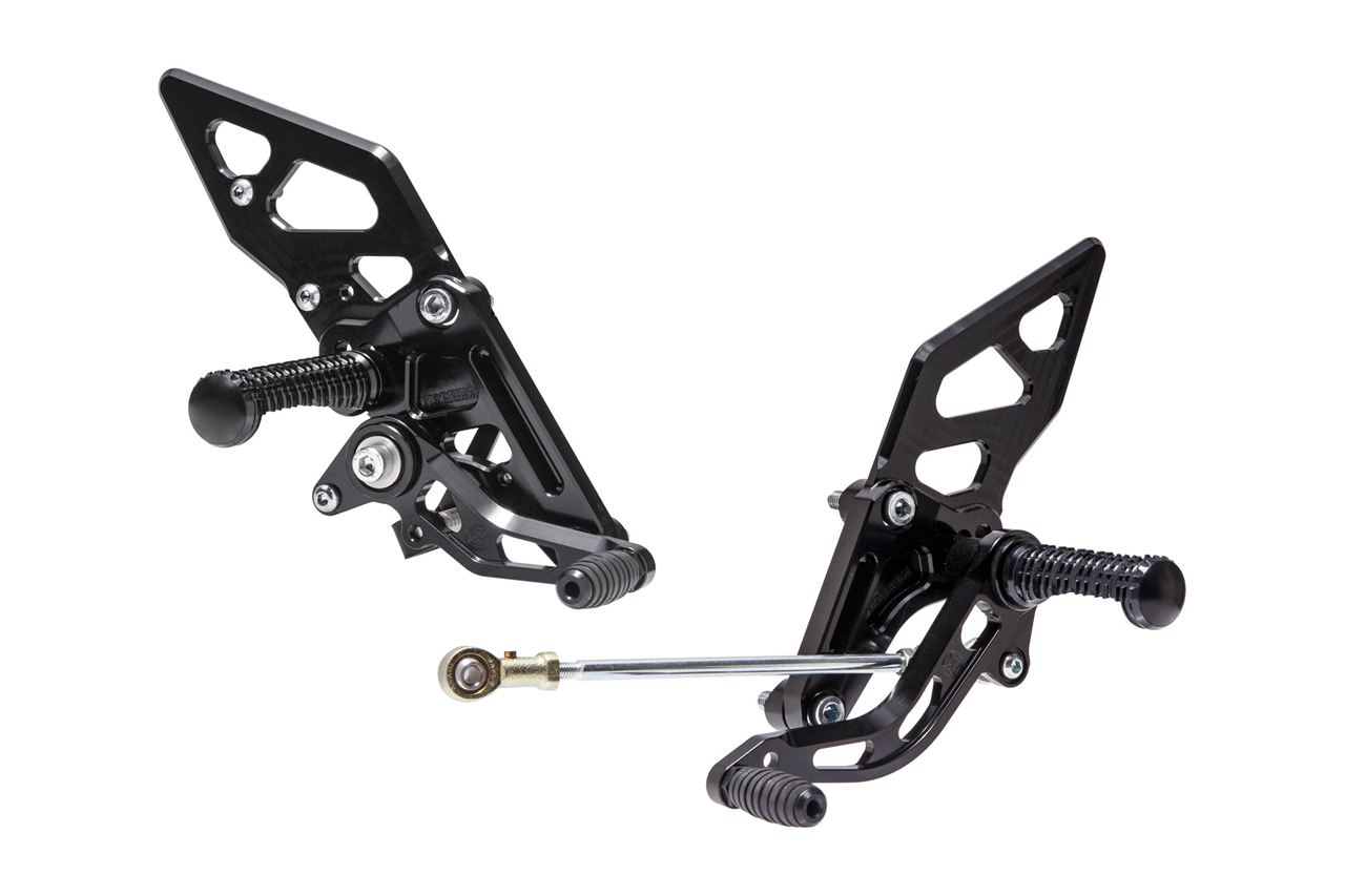 モリワキ 05060-2B1T6-10 バックステップキット BLACK CB1300SF/SB 2014-2020/ 2021- ブラックアルマイト 899g 1セット 黒 バイク カスタム