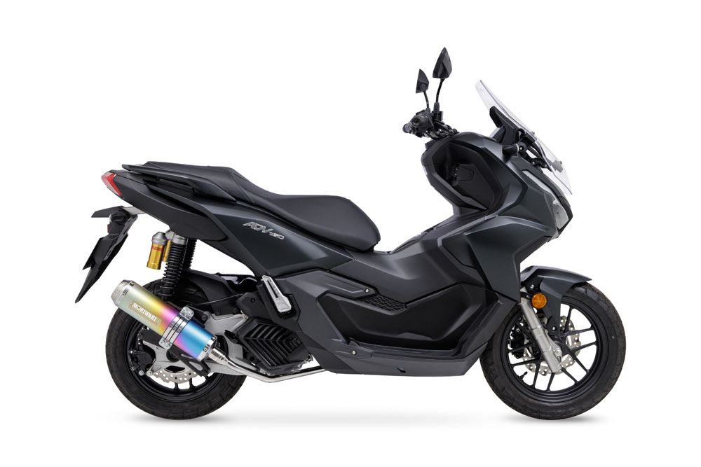 モリワキ 01810-A31X3-01 フルエキゾースト ZERO ANO ADV160 2023年 ANO アノダイズドチタン マフラー ゼロ 車検対応
