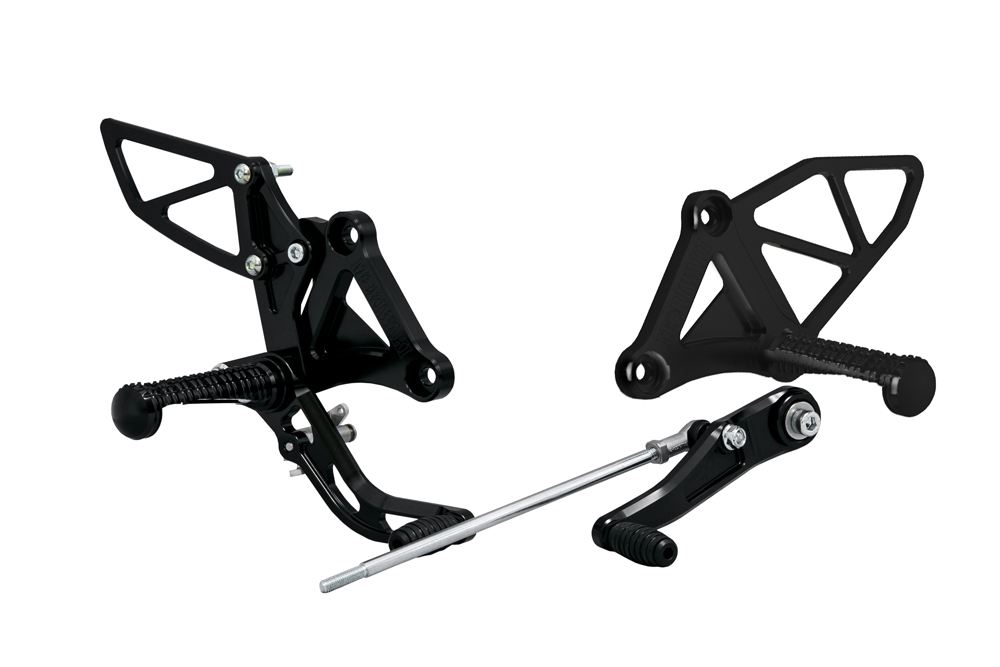 モリワキ 05060-2B1Z5-00 バックステップキット BLACK 19CBR650R ブラックアルマイト 1セット 黒 バイク カスタム|バイクマン 店