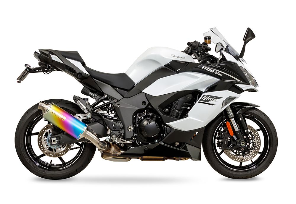 モリワキ 01810-6K253-10 スリップオン エキゾーストMXR ANO Ninja1000SX/SE ANO アノダイズドチタン マフラー ニンジャ 車検対応