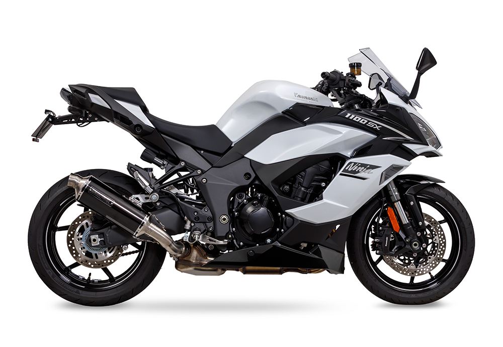 モリワキ 01810-6R253-10 スリップオン エキゾースト MXR Ninja1100SX 20-22/23-24 Ninja1100SX/SE 25- BP-χ ブラックパールカイ マフラー ニンジャ