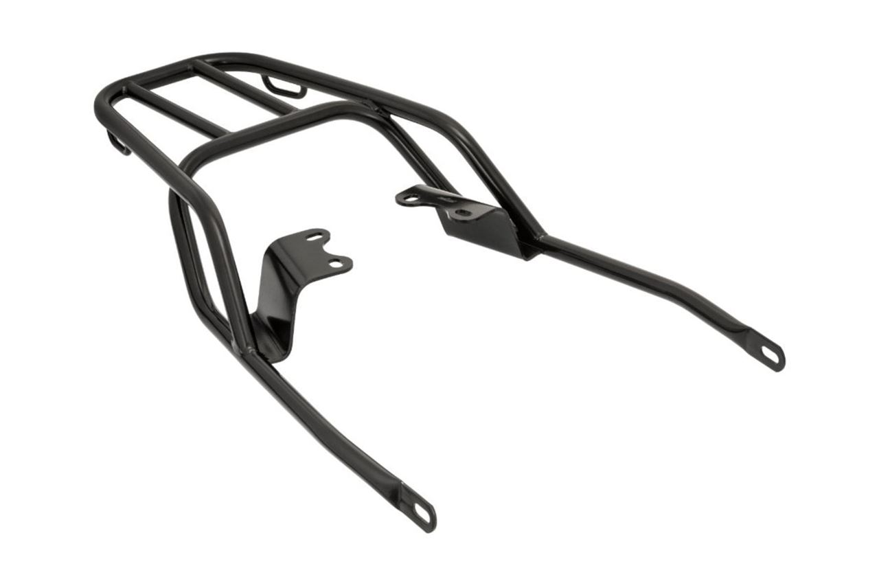 モートーン MCB024 リアラック グランドツアラー ブラック 1個 T100/T120 スピードツイン900 スクランブラー900 バイクパーツ キャリア ケースホルダー