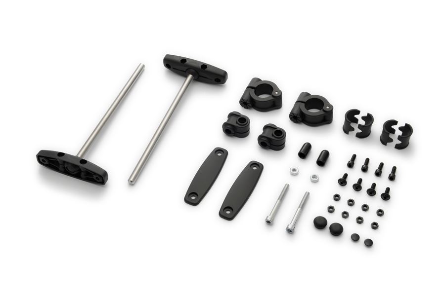 MRA マウンティングキット バーハンドルマウント φ22.2/25.4用 ロッド長200mm 1セット 汎用 4025066111268 スクリーン 風防 取付パーツ