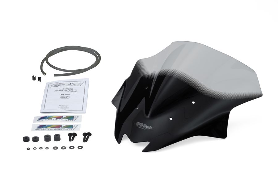 MRA スクリーン レーシング スモーク 幅320×長さ300mm Z250 4025066145928 ウインドシールド バイザー 風防 風よけ 外装 プロト 13,552円