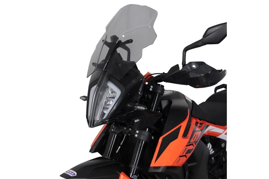 MRA スクリーン ツーリング スモーク 幅400&times;長さ420mm 390/790アドベンチャー 4025066167494 ウインドシールド バイザー 風防 風よけ 外装 プロト｜バイクマン　店