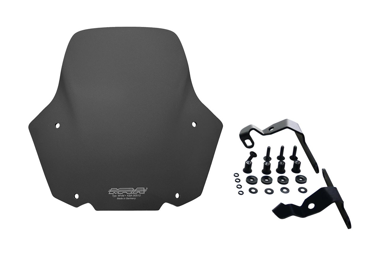 MRA スクリーン スポーツ サテンブラック 幅240×長さ225mm CB650R 4025066173051 ウインドシールド バイザー 風防 風よけ 外装 プロト