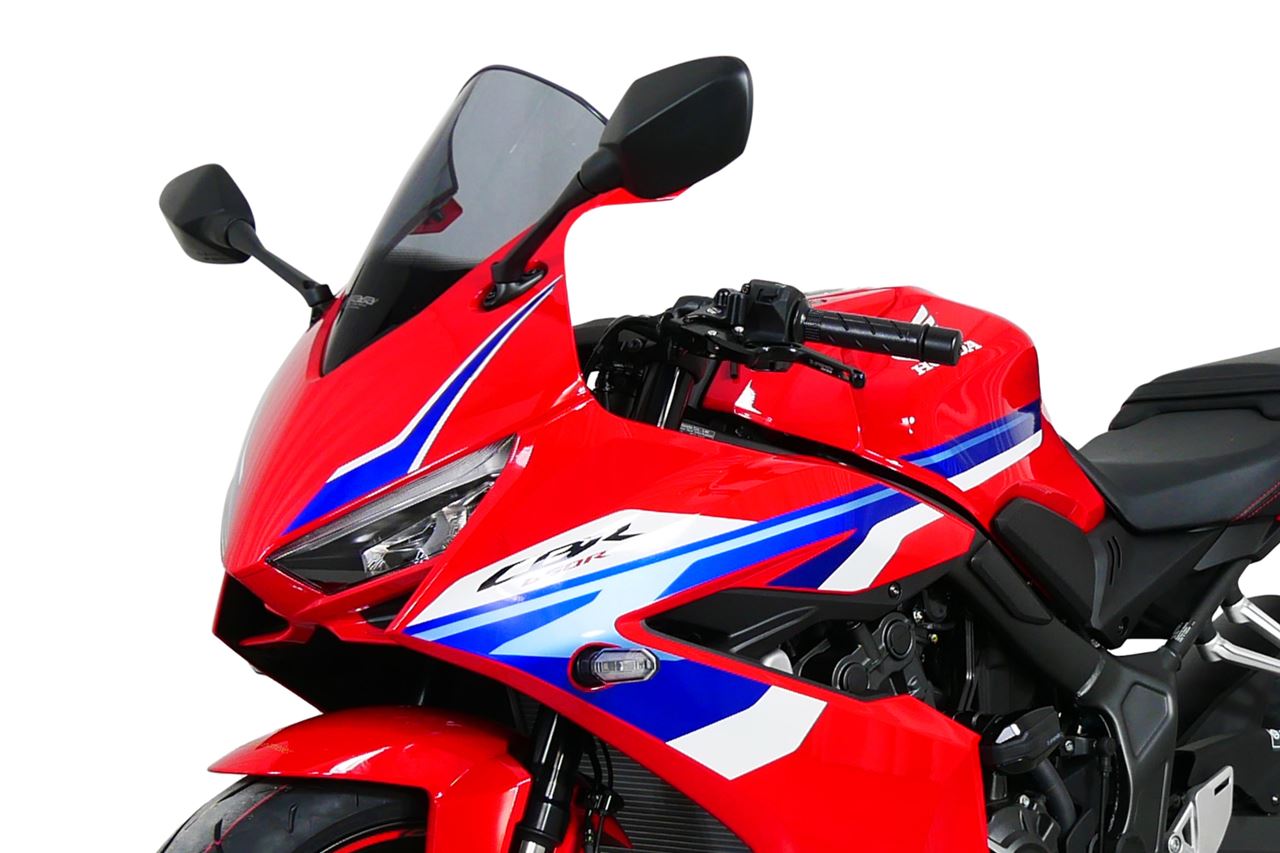 MRA スクリーン レーシング スモーク 幅310×長さ365mm CBR650R 4025066176014 ウインドシールド バイザー 風防 風よけ 外装 プロト