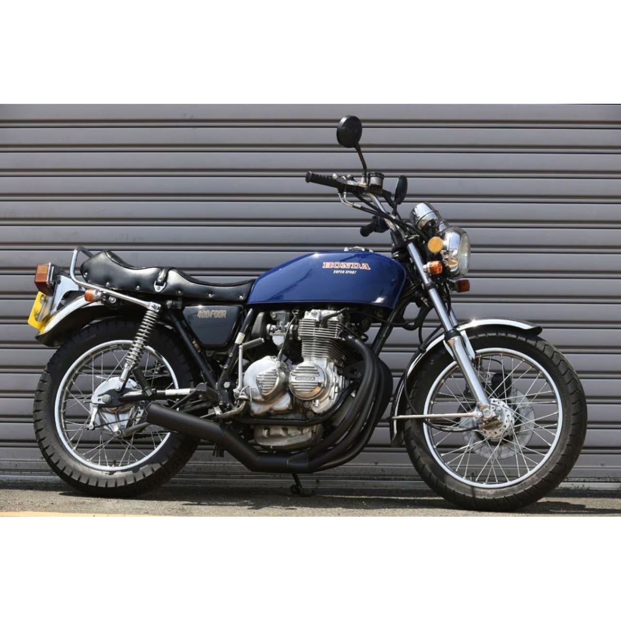 MRS MRS-MUH40-06B ショート管マフラー ブラック CB400F バイク|バイクマン 店