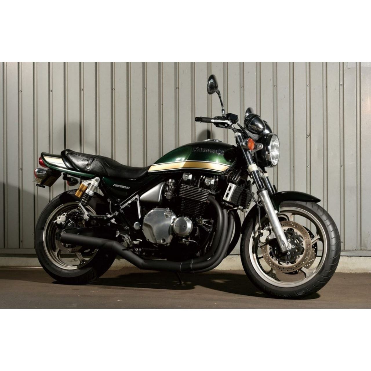 MRS MRS-MUK11-22B ショート管マフラー ダウンタイプ ブラック ZEPHYR1100/RS バイク｜バイクマン　店