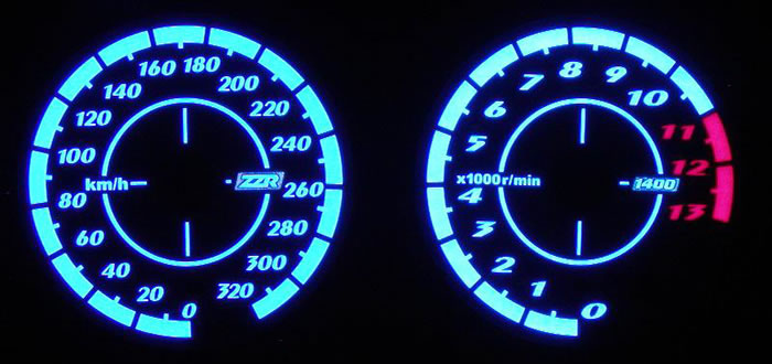 Odax オダックス OXP-311030-1AS Odax オダックス ELメーターパネル ZZR1400(06-) Odax オダックス oxp-311030-1as|バイクマン 店