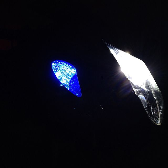 ODAX OXS-GSX13FD02-BY-S LEDウインカーポジション デイライトキット ver.2 ブルー/スモークレンズ GSX1300R ハヤブサ ウィンカー 電装 パーツ オダックス